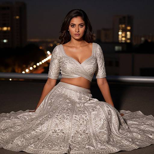 Modern Fusion Lehenga Blouse Design