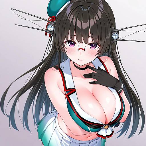 Illustration of Choukai kai ni (kancolle), kantai collection in the style of Suzuho hotaru