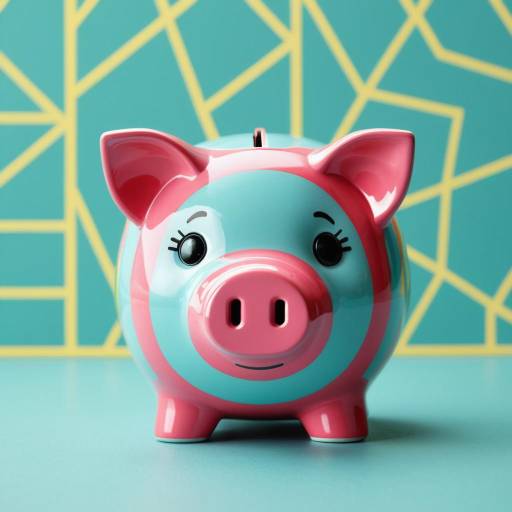 Colorful Artistic Piggy Bank