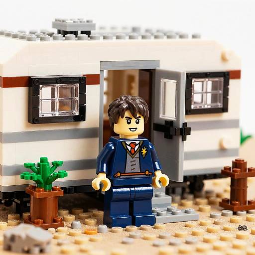 Realistic LEGO Harry Potter Desert Scene