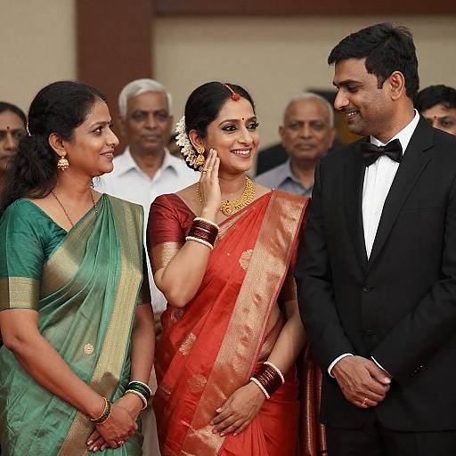 South Asian Guests at Formal Event