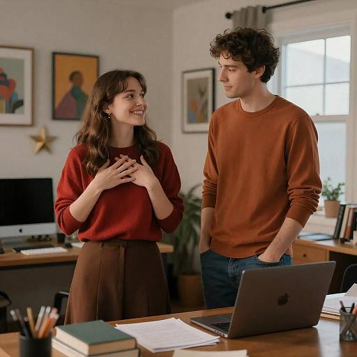 Warm Moment in a Cluttered Room