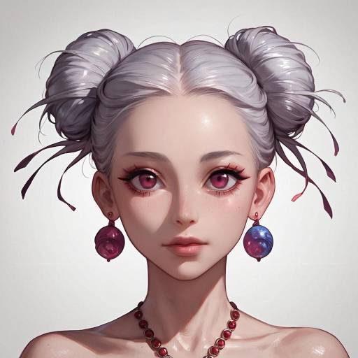 Elegant Portrait of a Graceful Woman Elegant Portrait of a Graceful Woman