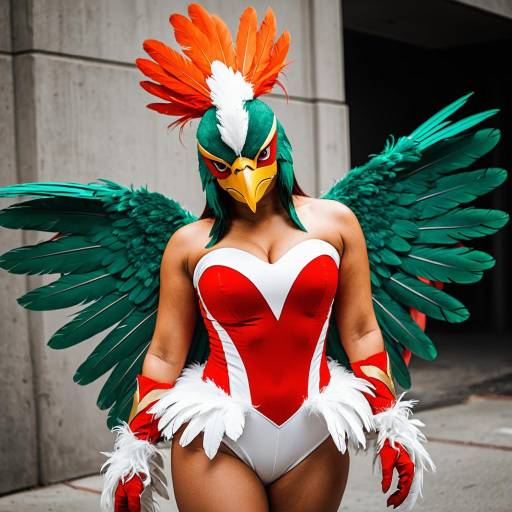 Bold Hawlucha Cosplay Costume Design