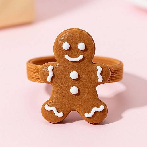 Bobblelicious Gingerbread Man Hair Elastic
