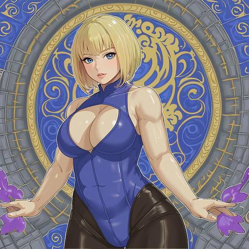 Illustration of Monk (fft), final fantasy in the style of Ctrlz77