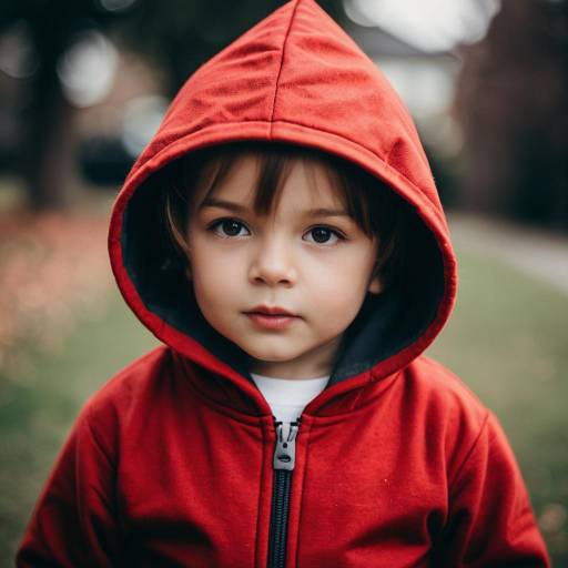 Adorable Toddler in Red Crayon Costume