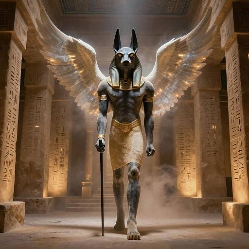 Anubis in Mystical Necropolis Hall