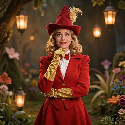 Detailed Wizard of Oz Costume Portrait