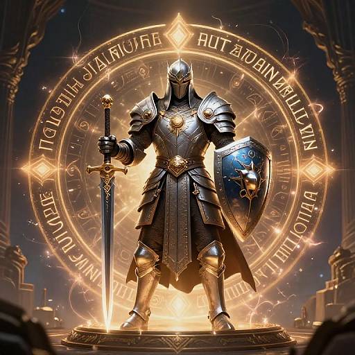 Fantasy Warriors Generator with Enchanted Armor