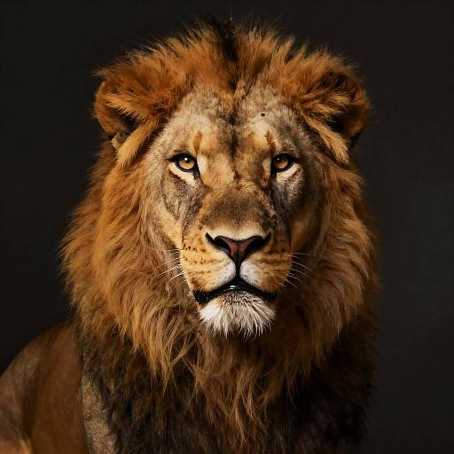 Majestic Lion Portrait