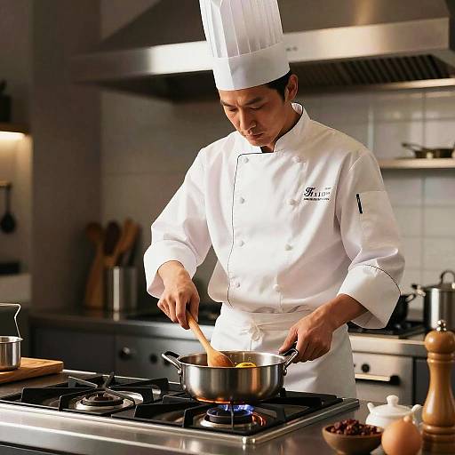 8K Photorealistic Chef in Kitchen