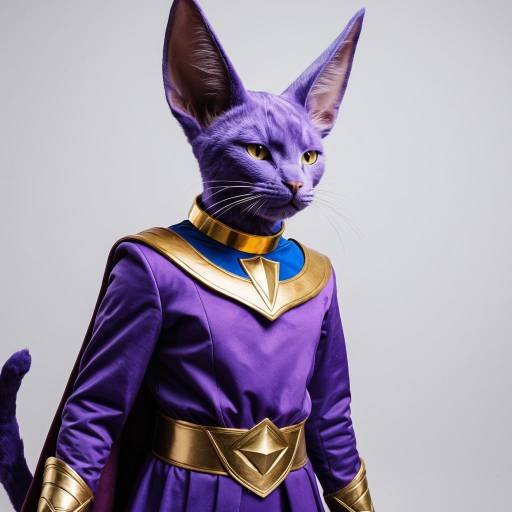 Colorful Beerus Cat Cosplay Costume