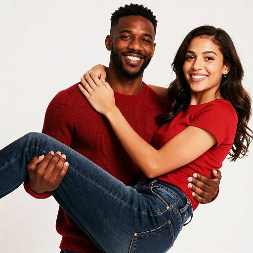 Joyful Couple: Love and Laughter