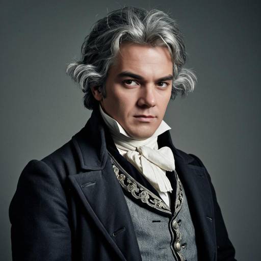 Man in Ludwig van Beethoven Costume