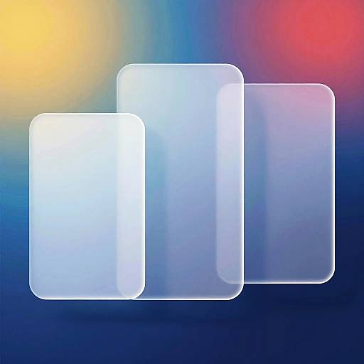 Futuristic Glassmorphism UI Design