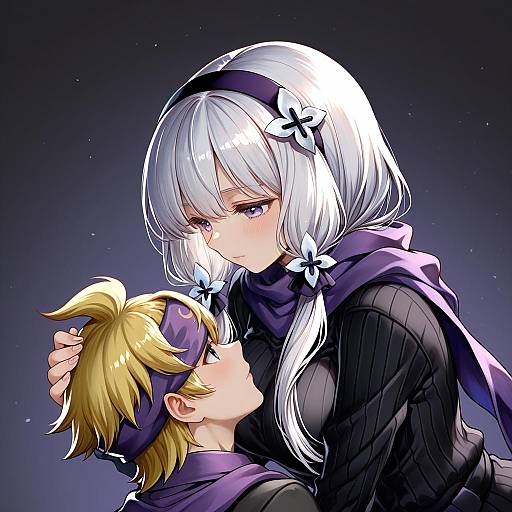 Illustration of Morty (pokemon), pokemon in the style of Kaorihero