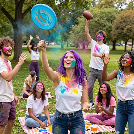 Vibrant Park Celebration of Joy