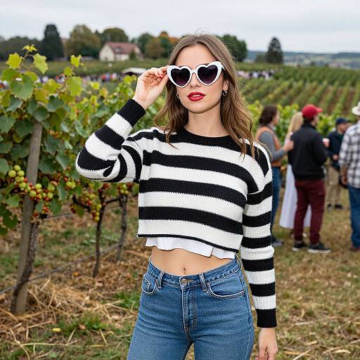 Petite Woman at Vineyard Festival
