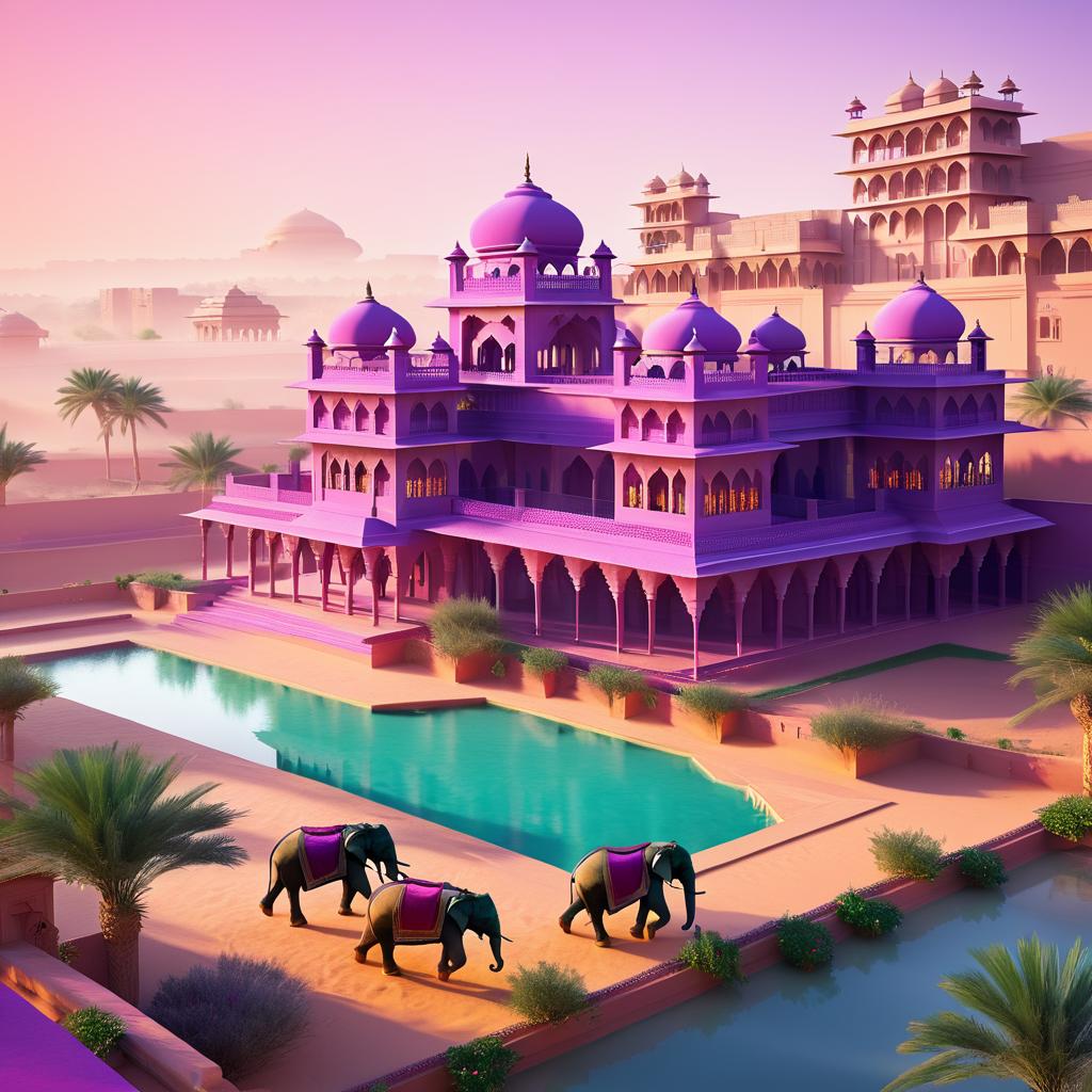 Cinematic Landing Page of Indian Haveli