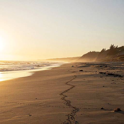 Sunset Oceanfront Bluffs Realism