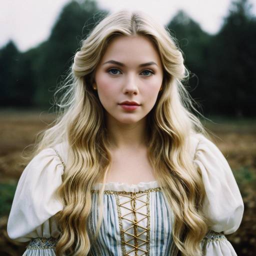 Realistic Princess Aurora as a Peasant