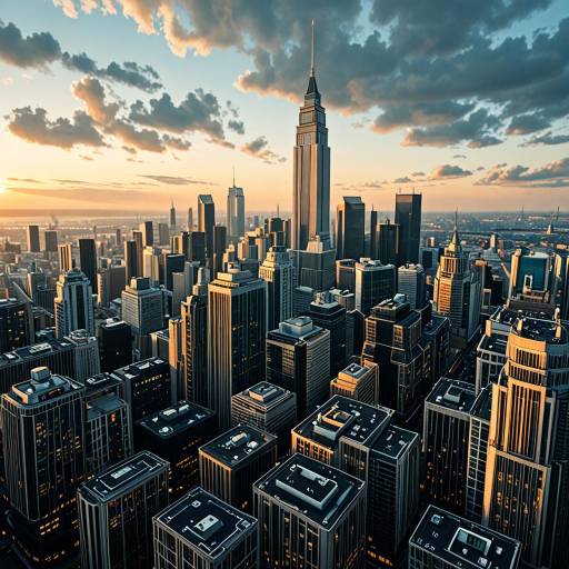 Futuristic Cityscape in Brian Froud Style