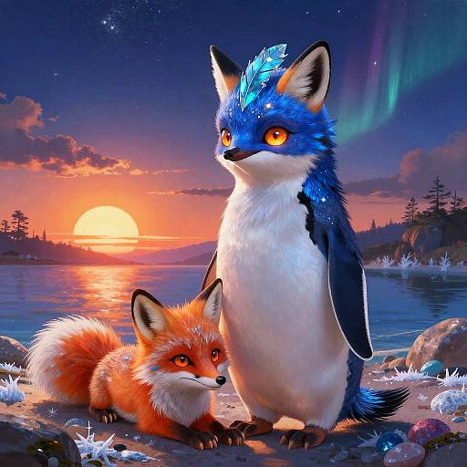 Epic Sapphire Penguin Prodigy Portrait