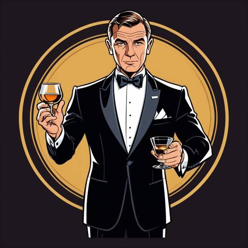 James Bond Cartoon T-Shirt Design James Bond Cartoon T-Shirt Design