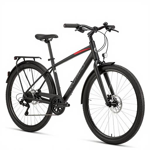 Sleek Black Commuter Bicycle Photo