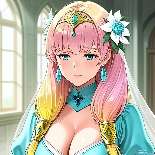 Illustration of Gunnthra (fire emblem), fire emblem in the style of Horikou