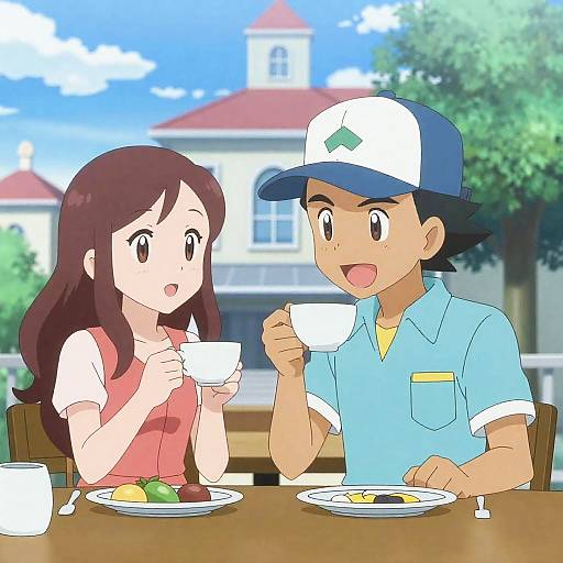 Shalour City Romantic Date: Sycamore & Serena