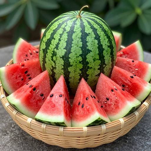 Watermelon Fruit Basket for Graduation