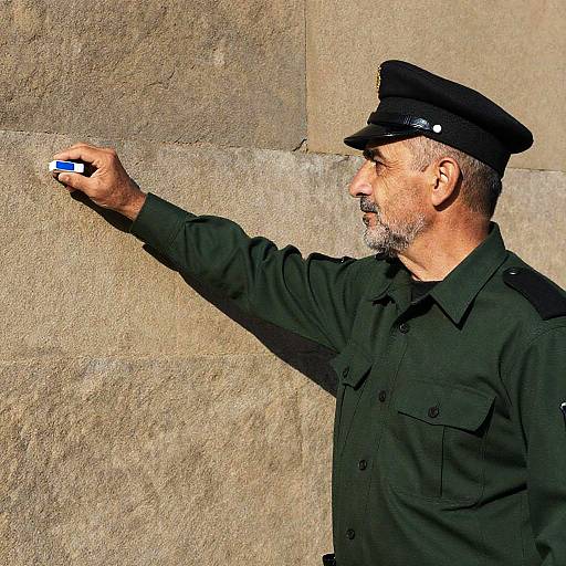 Portrait of a Middle-Aged Man in Uniform