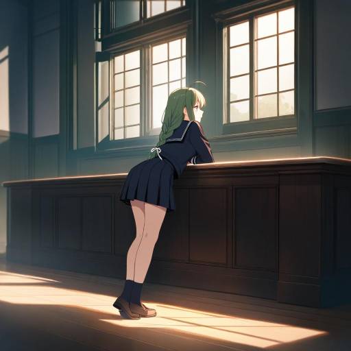 Anime Admiral in Schoolroom Encounter