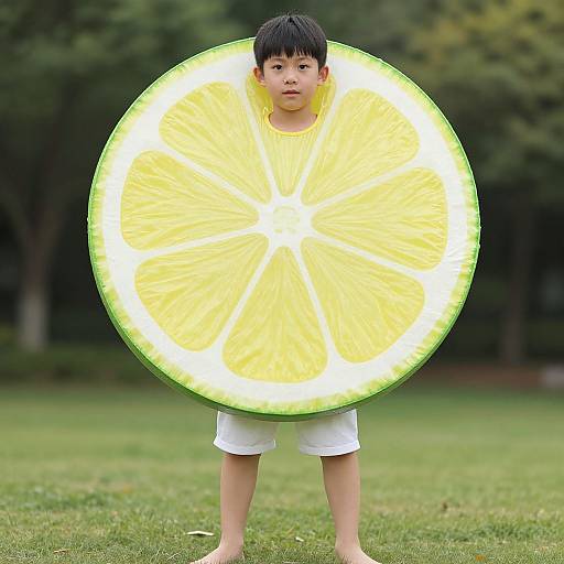 Lime Slice Costume Outdoors Male