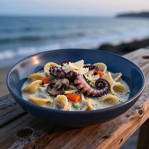 Orecchiette with Charred Octopus Ragu