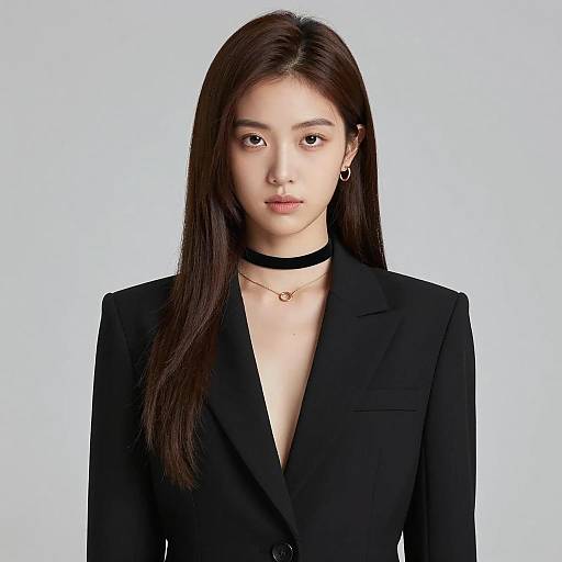 Chic Portrait of a Stylish Young Woman