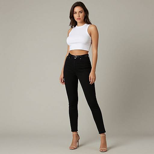 Casual Chic Woman in Stylish Outfit