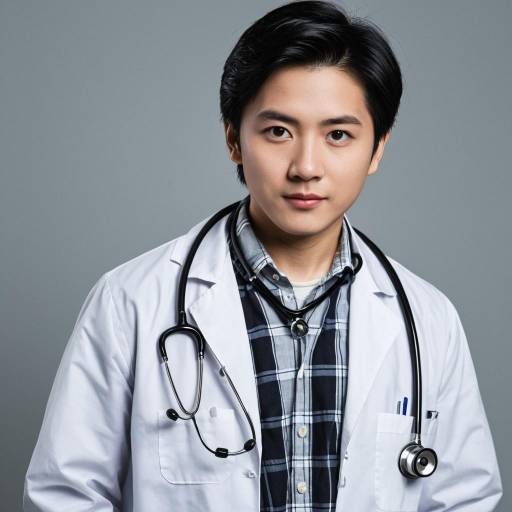 Asian Male Doctor with Stethoscope