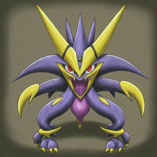 Illustration of Alakazam, pokemon in the style of Kuya (hey36253625)