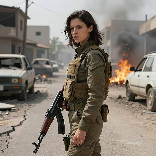 Cinematic Portrait of a Calm Warrior