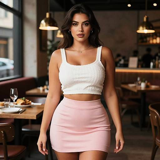 Curvy Woman in Urban Chic Loft