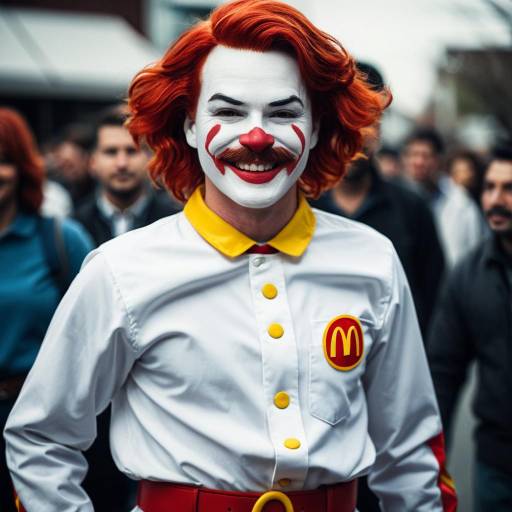 Realistic Ronald McDonald Costume Portrait