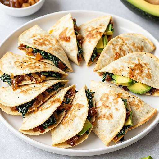 Vegetarian Quesadillas Variety