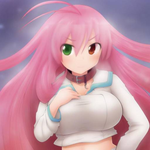 Illustration of Akashiya moka, rosario+vampire in the style of Coroha