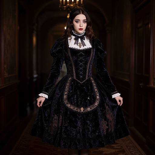 Madison Beer Gothic Victorian Maid