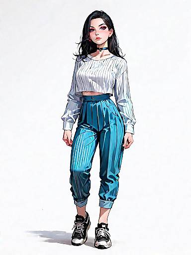 Casual Contemporary Woman in Comics