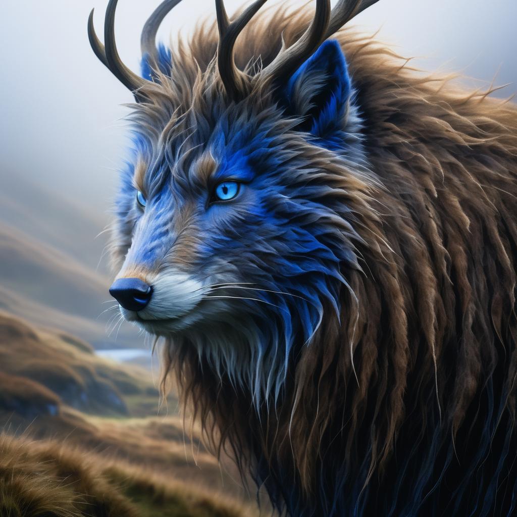 Highland Fantasy: Anthropomorphic Creature Portrait