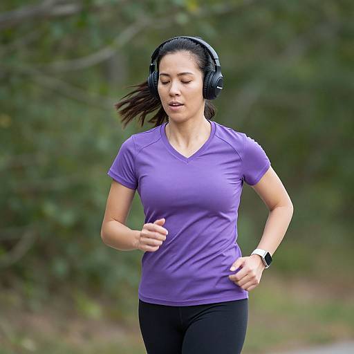 Woman Jogging in Wildcat Ranch